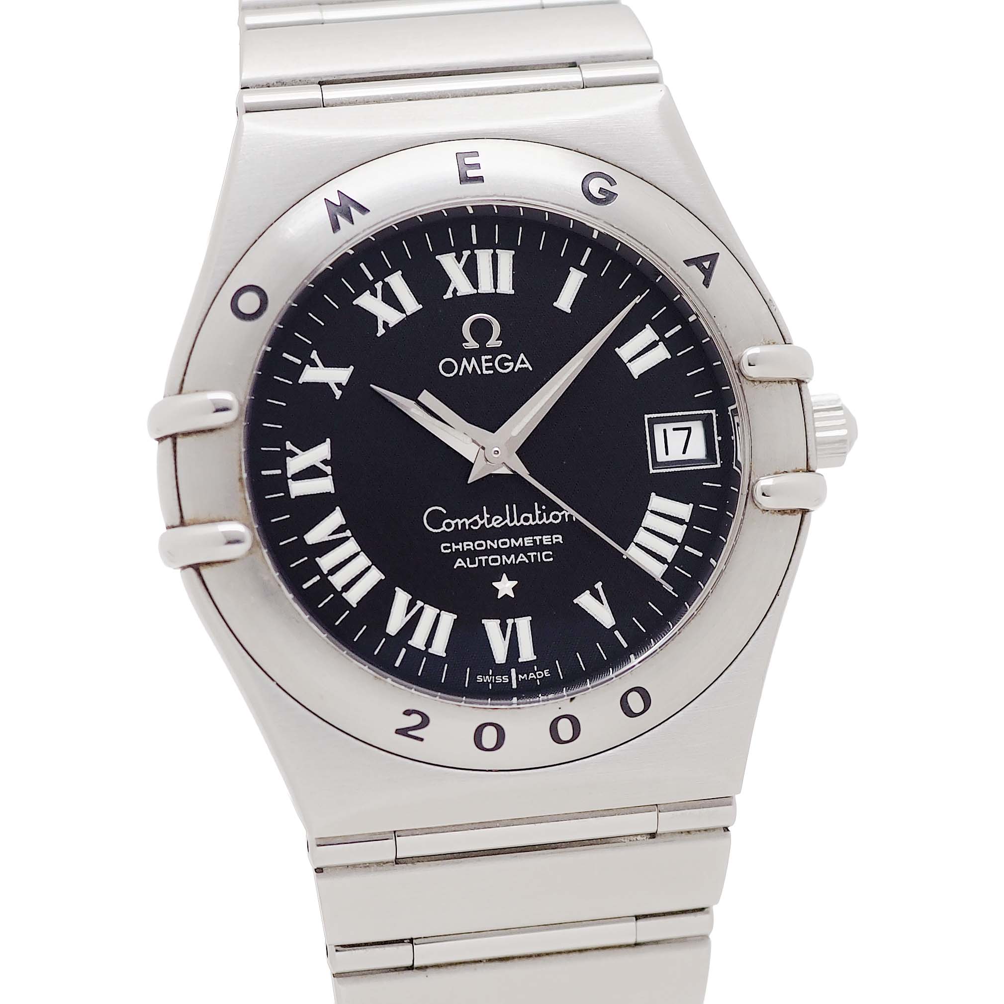 【中古】【箱付き添い人】OMEGA（ゼロ） コンステレーション 千年紀 1504.50 時辰儀 【貨物輸送、代引っ張ること委員会無料】