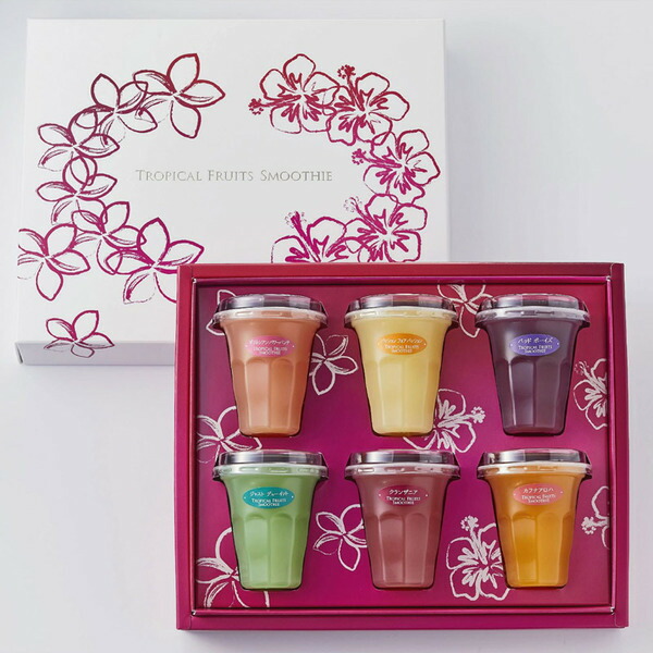 楽天市場 御中元 お中元ベルン トロピカルフルーツスムージー 6個入 スイーツ 花 セット ギフト プレゼント 誕生日プレゼント 内祝い 詰め合わせ おしゃれ お取り寄せ 食品 母 女友達 女性 お中元 Proudia