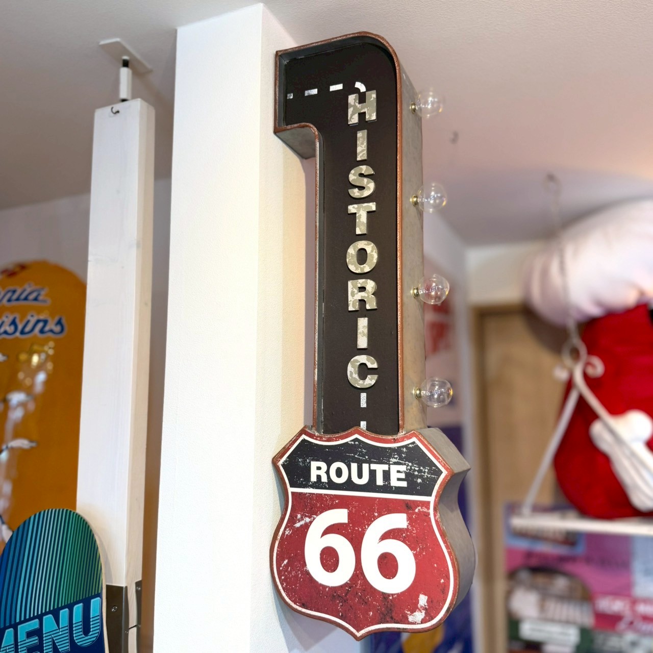 マーキーサインライト ROUTE66 ガレージ 看板 おしゃれ 電飾看板 店舗 楽天市場】マーキーサインライト ROUTE66 ガレージ 看板
