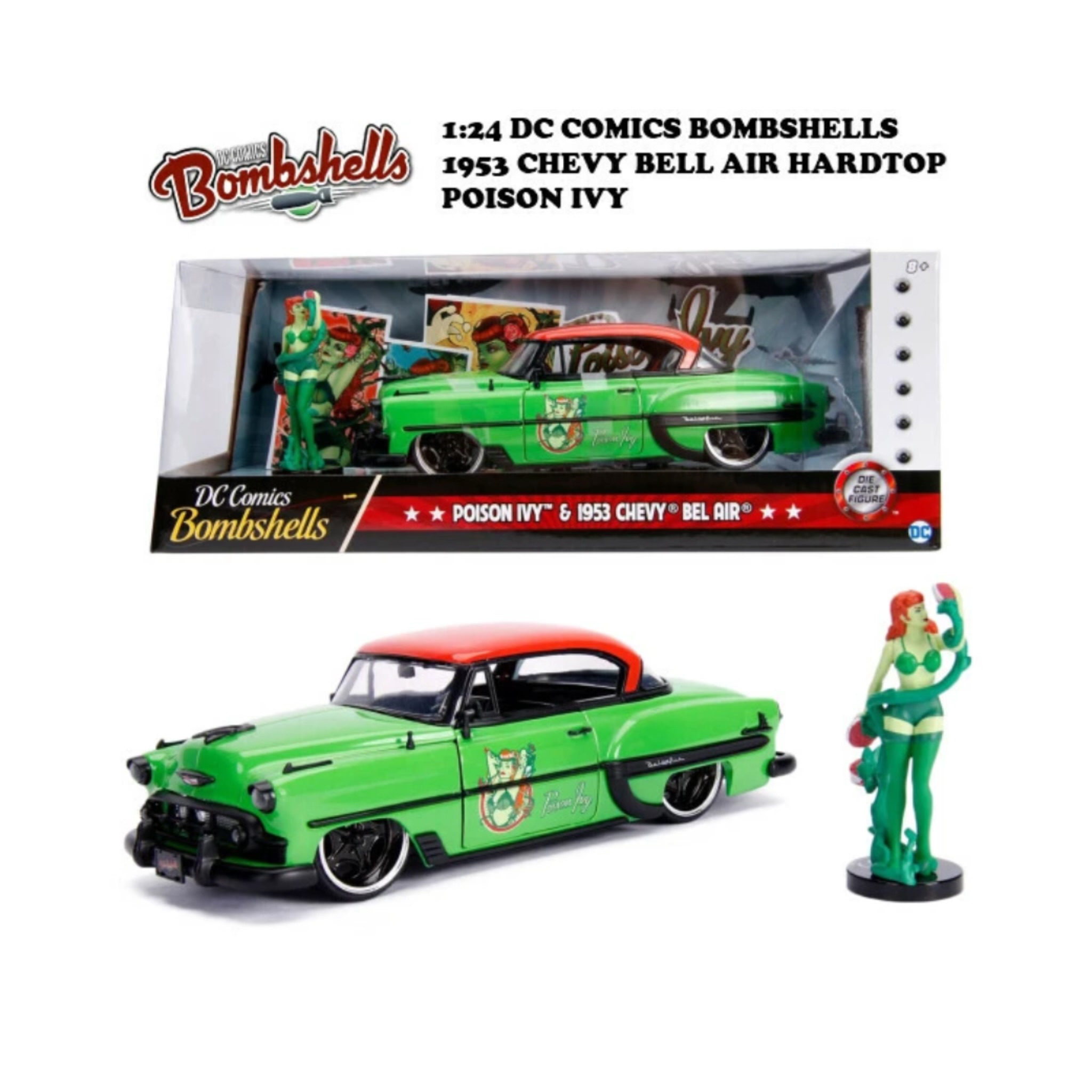 楽天市場】ミニカー 1/24 アイビー フィギュア付き ダイキャストカー