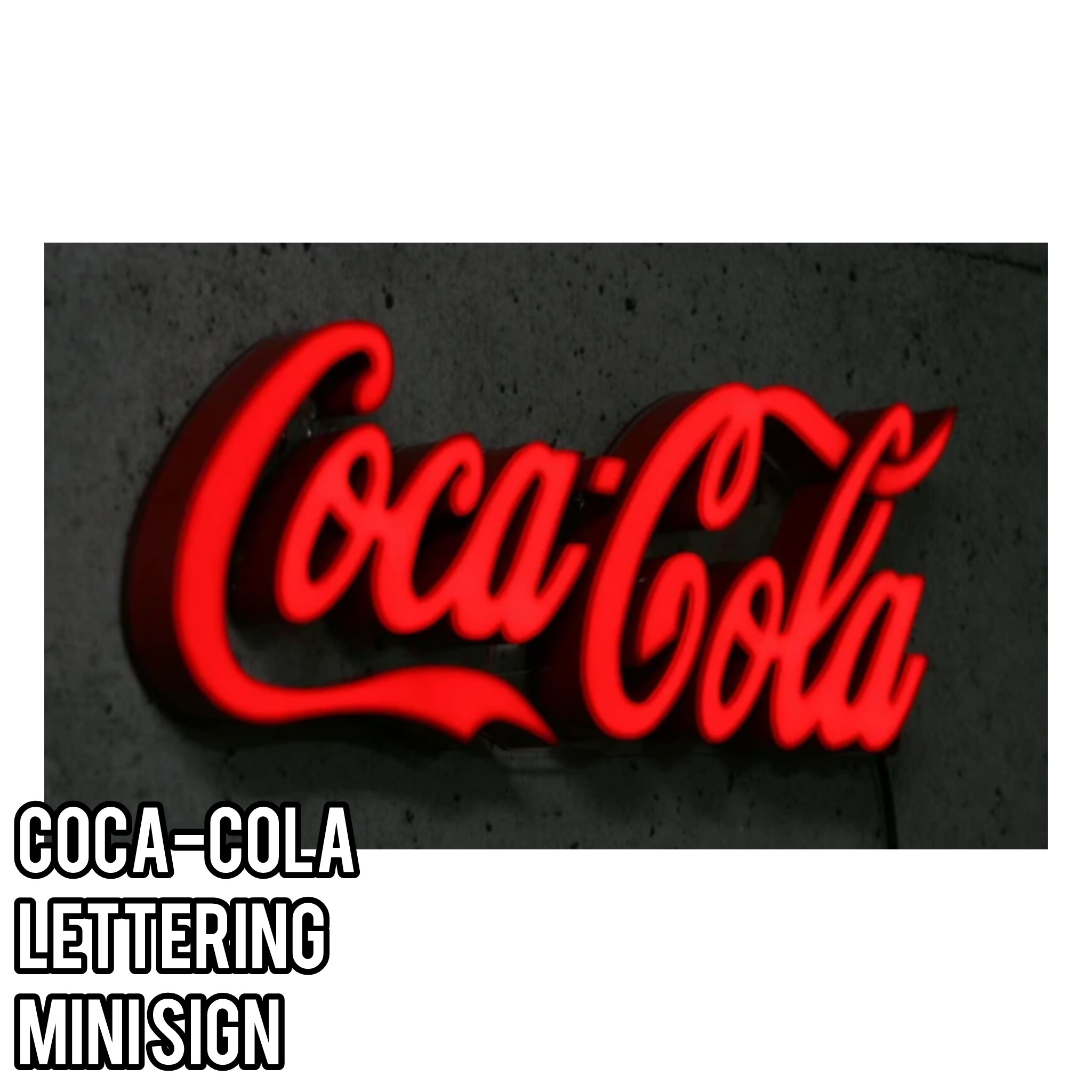 コカ・コーラ　LED レタリングサイン　Coca-Cola ネオンサイン 楽天市場】【コカ・コーラ】【COCA-COLA】コカコーラ LEDサイン