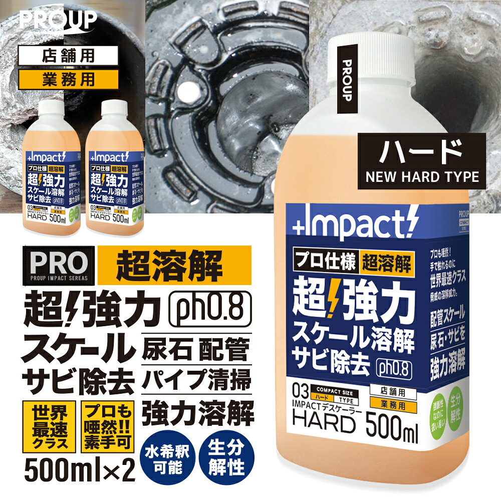 【労働者階級も唖然 領域最速】超高濃さ 超豪然たる Ca 規模 尿石 取りあげる剤インパクトデスケーラーハード500ml×2本書き割り ph0.8 配管洗浄剤 配管工業 サビ落とし サビ取り 尿石落とし 尿石除 尿石洗浄剤 室内用便器 カルキ取りあげる剤 水垢落とし 水道の栓 室内用便器 強酸性