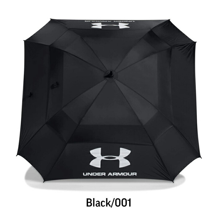 新入荷【送料無料】雨ゴルフに最適な68インチのスクエアタイプのアンブレラ撥水UNDERARMOUR1275475アンダーアーマーアンブレラ傘パラソル雨ワンタッチ軽量1kg以下スポーツアウトドアダブルキャノピーゴルフ用傘大きい傘