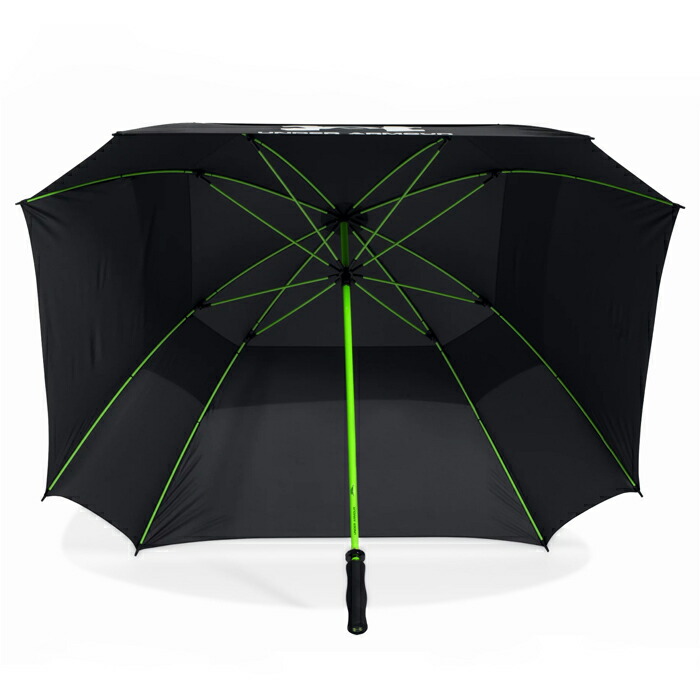 新入荷【送料無料】雨ゴルフに最適な68インチのスクエアタイプのアンブレラ撥水UNDERARMOUR1275475アンダーアーマーアンブレラ傘パラソル雨ワンタッチ軽量1kg以下スポーツアウトドアダブルキャノピーゴルフ用傘大きい傘