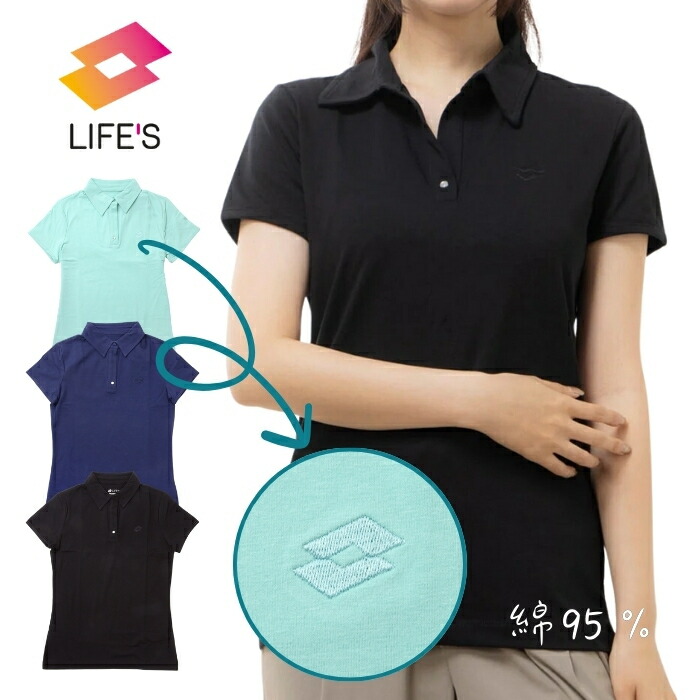 楽天市場】【セール40%OFF】レディース 半袖 ポロシャツ ワンポイント
