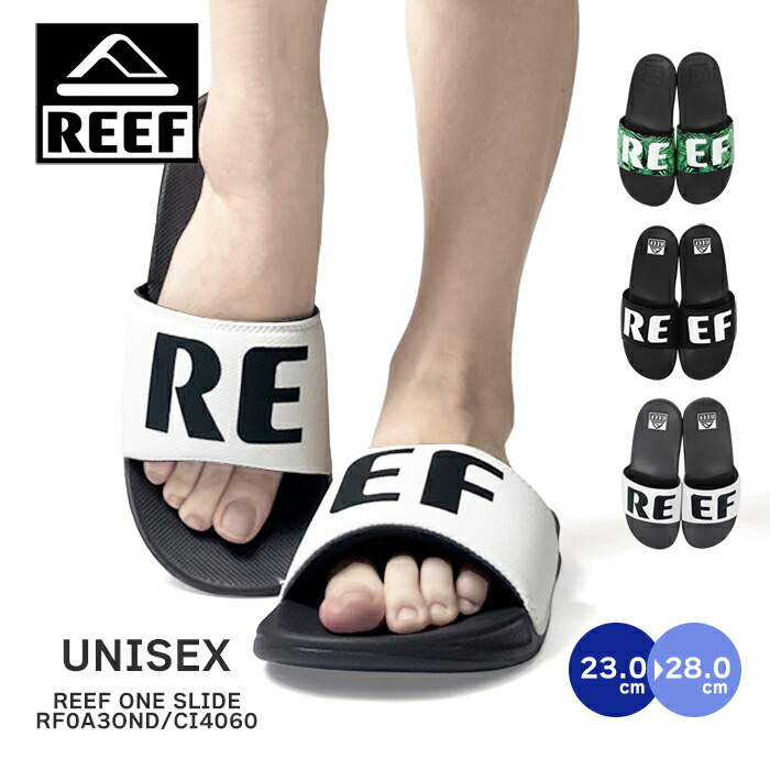 30日はポイント5倍！送料無料 ビーチサンダル メンズ REEF シャワーサンダル レディース リーフ ワン REEF ONE SLIDE RF0A3OND CI4060 ビーサン 紳士 海 アウトドア リカバリー エコ シャワサン スライド ビーチサンダル画像