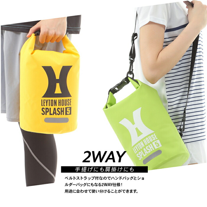 LEYTONHOUSEレイトンハウスメンズレディースジュニアユニセックス防水バッグ5Lレジャーサーフフェスマリン