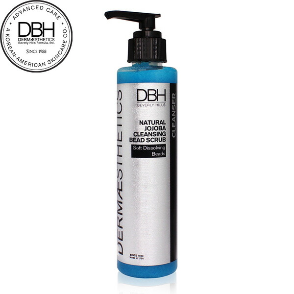 最適な価格 Dermaesthetics Beverly Hills ナチュラルホホバクレンジングスクラブ Natural Jojoba Cleansing Scrub フェイスソープ マッサージ 余分な角質 保湿 天然ホホバオイル ビーズ アロエバルバデンシス クレンジング すべての肌タイプ 楽天海外直送 人気満点