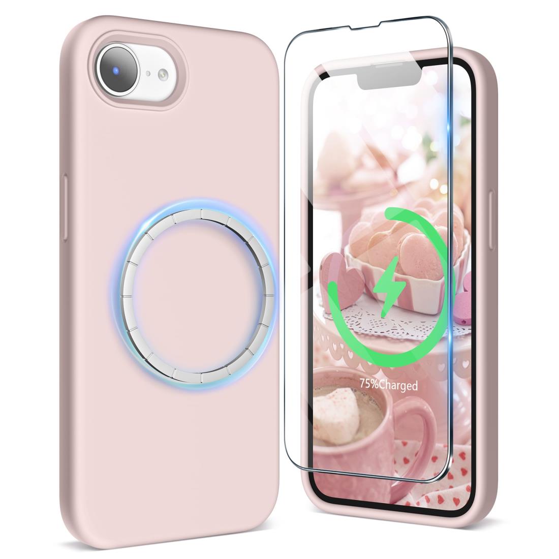 楽天市場】SURPHY iPhone 16用ケース シリコン MagSafe対応，フィルム