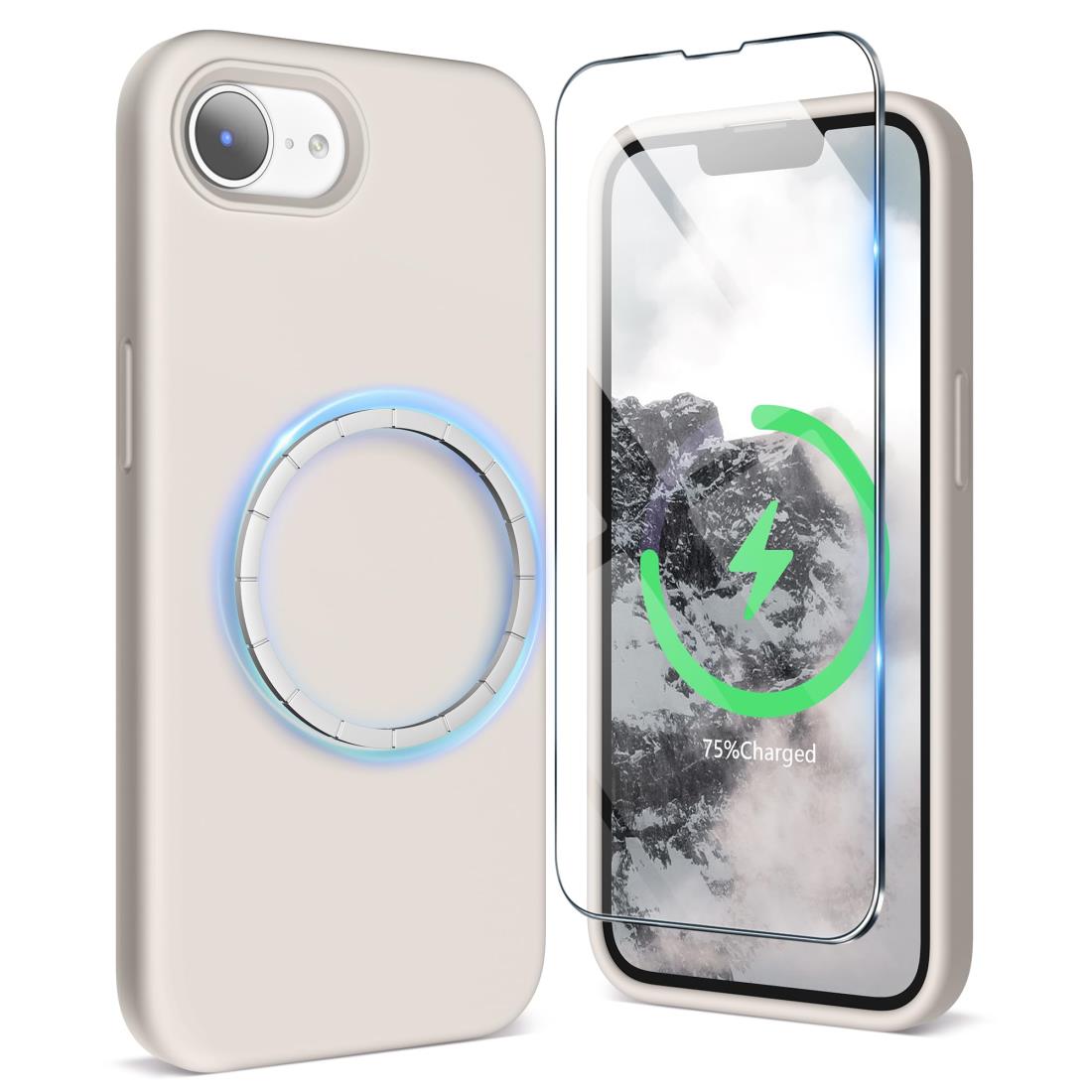 楽天市場】SURPHY iPhone 16用ケース シリコン MagSafe対応，フィルム