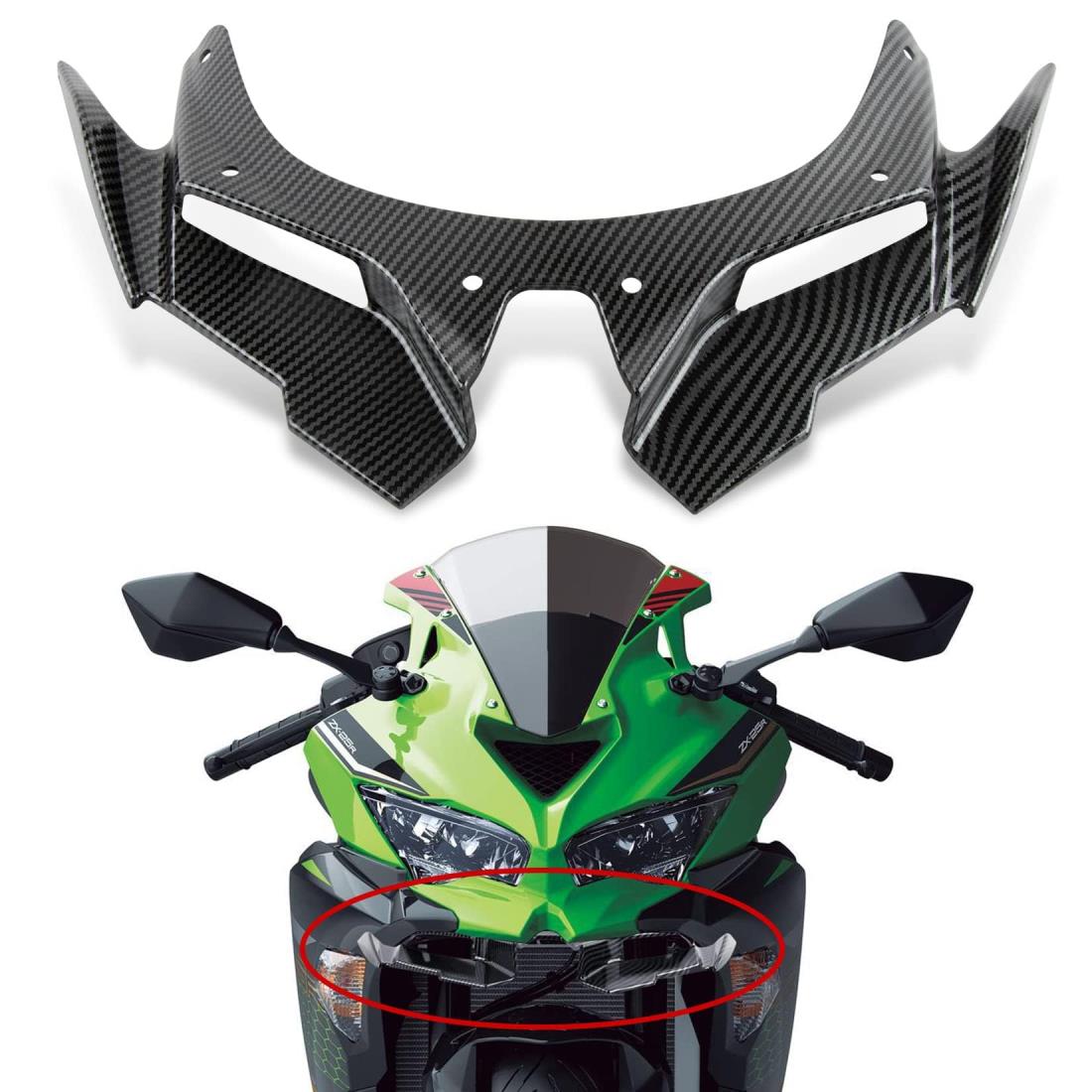 楽天市場】ZX25R ZX-4R フロントフェアリング ウィング