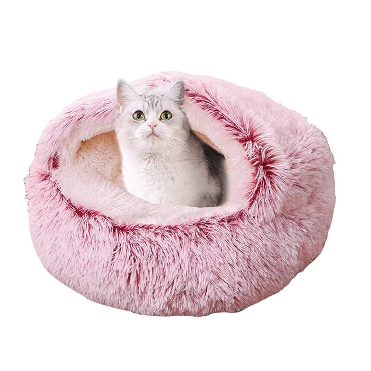 DICOCO 猫 ベッド 犬 ベッド 冬ドーム 猫ハウス ペットベッド 猫 犬 クッション 猫 寝床 暖かい 滑り止め 洗える ふわふわ 柔らかい 犬猫兼用 貝殻型 室内用 保温防寒 冬寒さ対策 ペットベッド ドーム 犬 猫用 サイズ・カラー選択可 4,006円