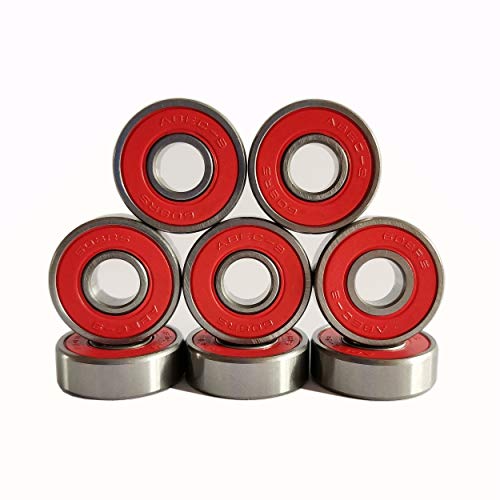 楽天市場】【送料無料】ベアリング ABEC7 10個セット 608ZZ スケボー