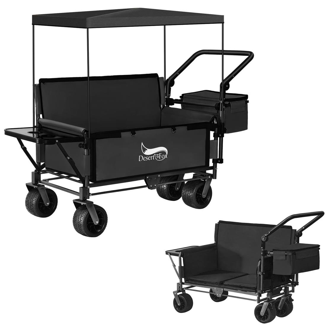 楽天市場】DesertFox キャリーワゴン キャリーカート 【10CM極太タイヤ