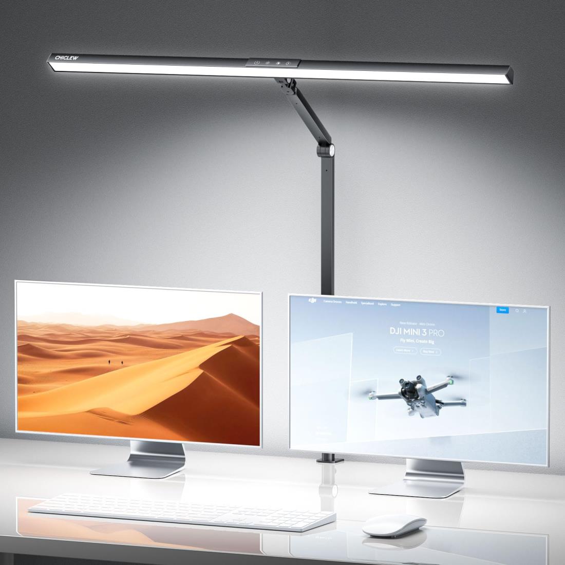 24W デスクライト LED 5段階明るさと色温度 電気スタンド 卓上 仕事 Amazon.co.jp: 【2025年新登場】Panovol 24W デスクライト LED 5