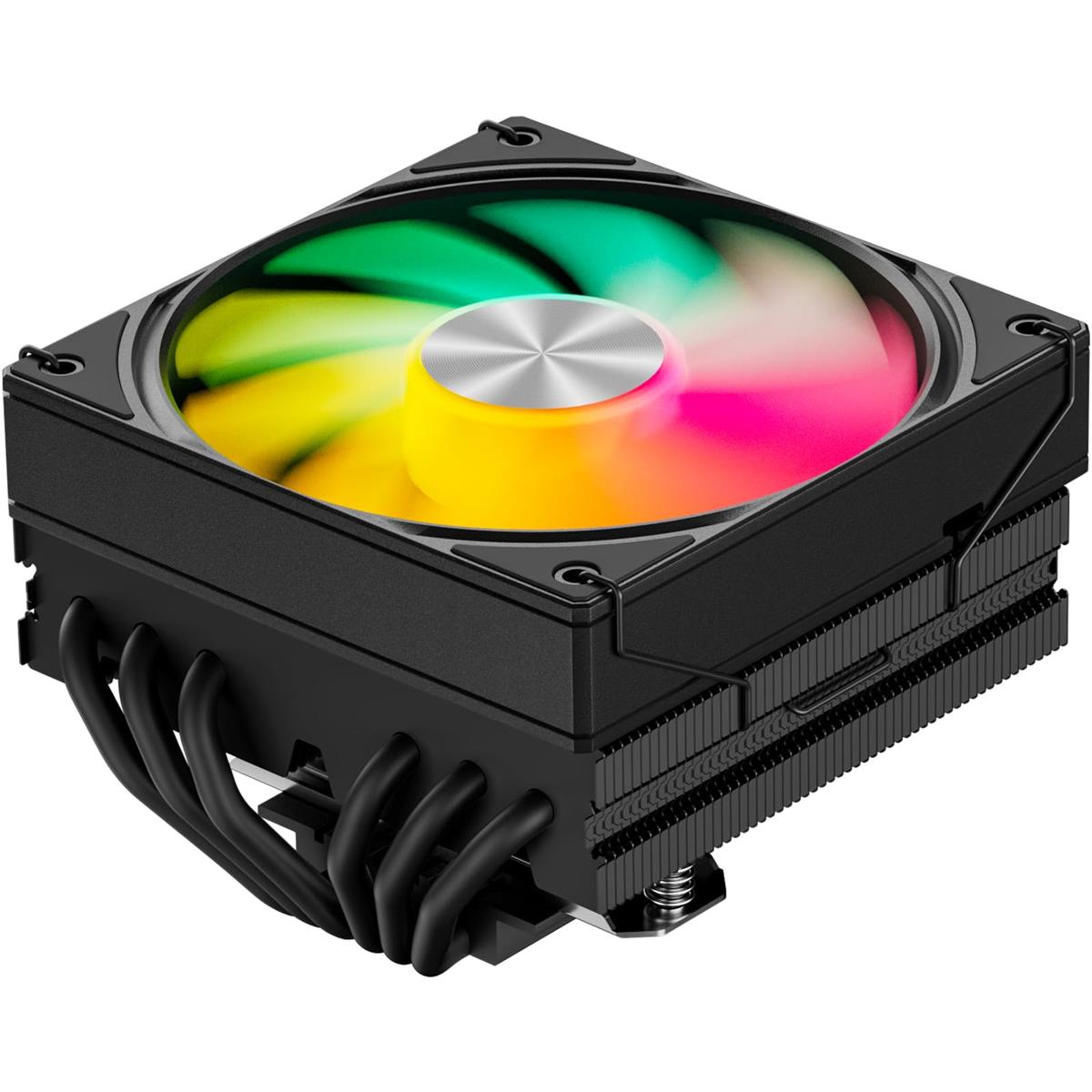 Novonest cpuクーラー PMWファン搭載 CPUファン 6本ヒートパイプ付き TDP 180W cpuクーラー 空冷 トッ プフロー型 エアクーラー 薄型クーラー エアクーラー 風冷放熱器「H85KC6」85mm ARGB