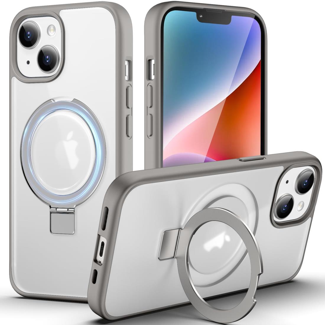 *DASFOND iPhone 15 Pro ケース 一体型 両面プロテクター DASFOND iPhone 14⁄13⁄13 Pro⁄15⁄15 Pro⁄16⁄16 Pro 用