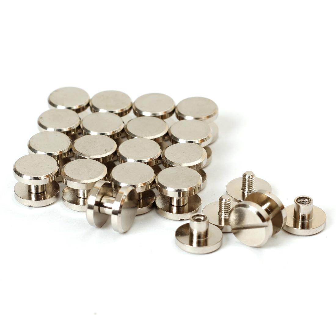 4mm　925 クロスボール シカゴスクリュー ネジ カスタム レザークラフト Amazon.co.jp: INCREWAY 30セットシカゴスクリュー 、5mm x 15mm