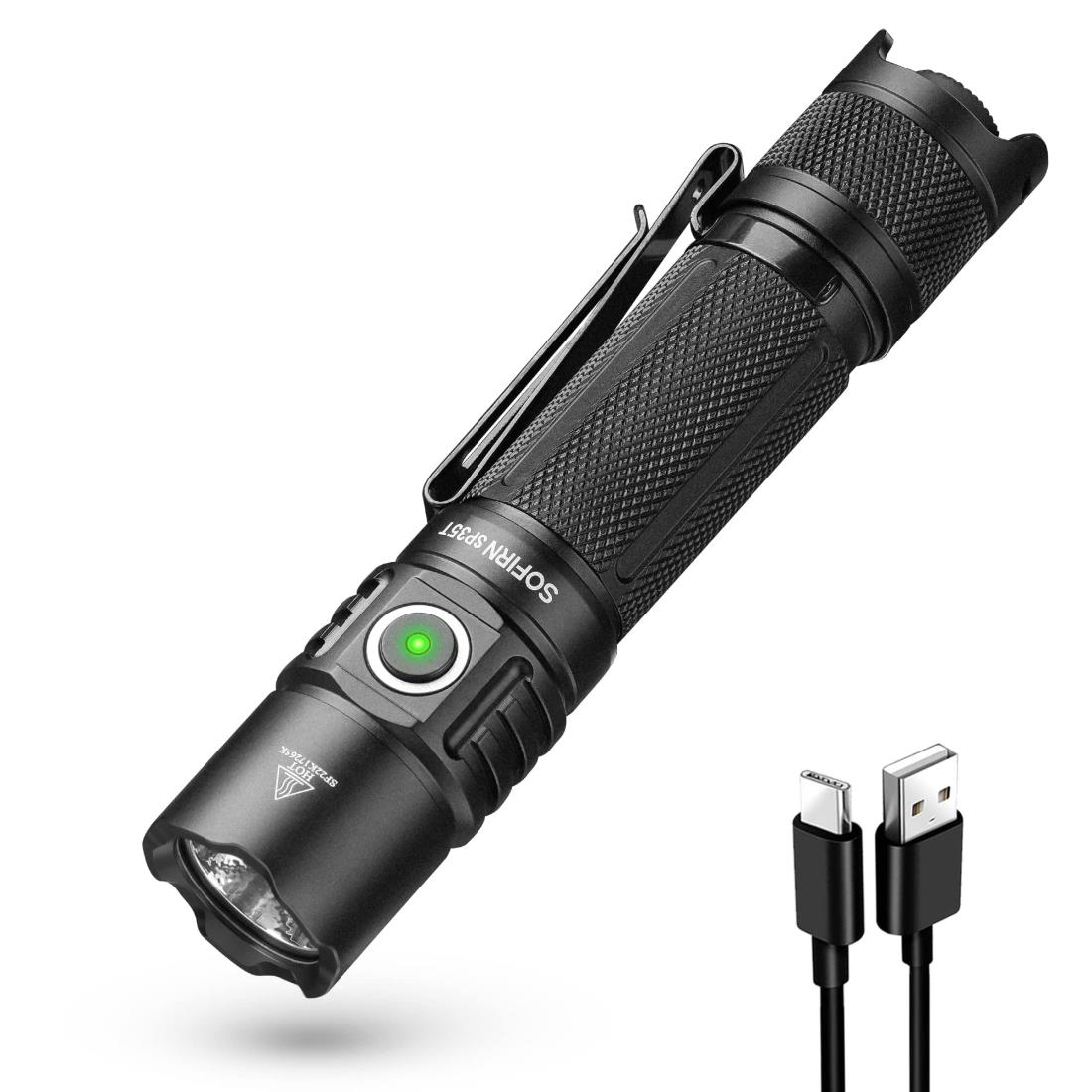 SOFIRN SP36PRO Black 懐中電灯 Amazon.co.jp: Sofirn SP36Pro 懐中電灯 LED 強力 高輝度 8000