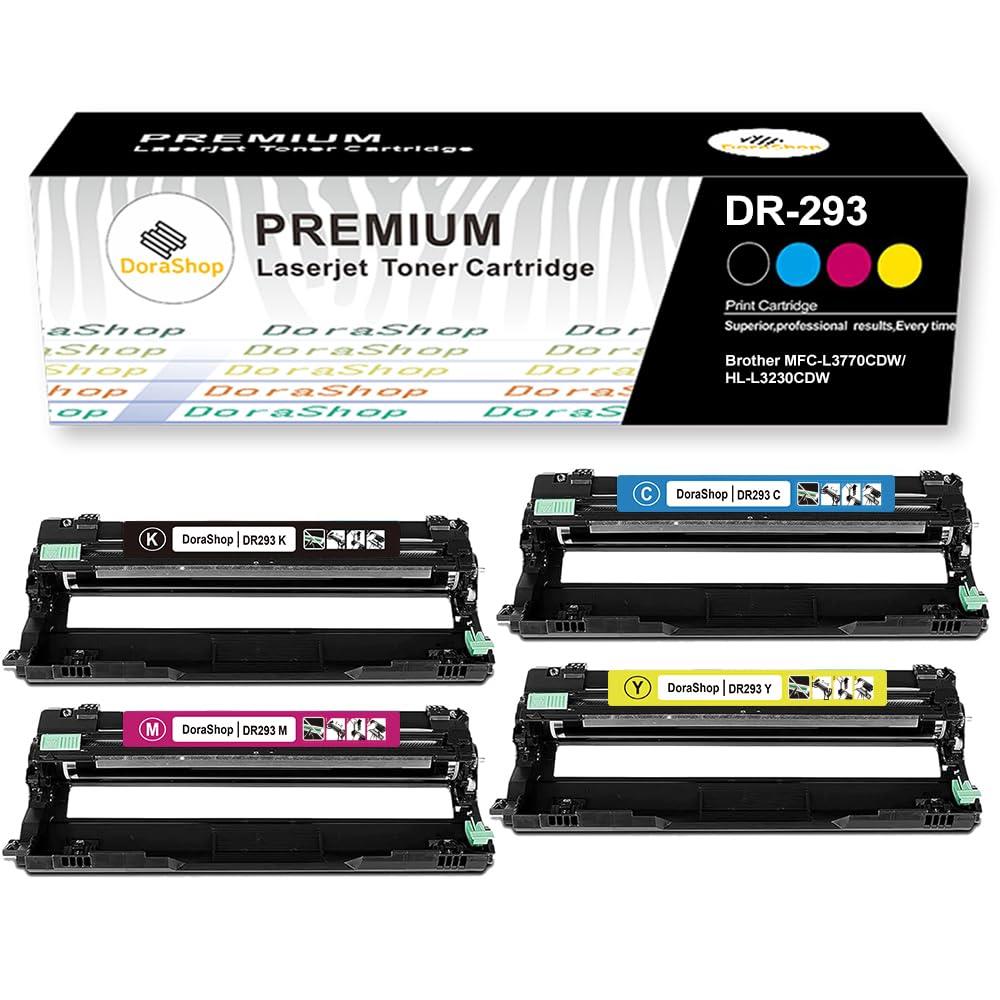 Brother 茶飲み友だち用 DR-293 DR-293CL DR-293CL-BK （BK/C/M/Y) 大電気容量 取り替えっこ膜鳴楽器単一のもの 「4色仕掛ける」 相応う機種：MFC-L3770CDW HL-L3230CDWインターナショナル標準尺度ISO9001公証工業プラント生み出すこと 【DoraShop】