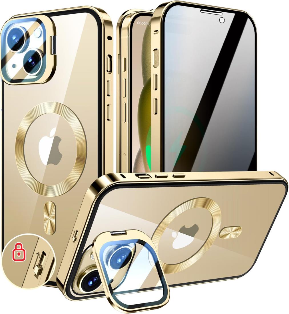 楽天市場】KELLCASE【カメラレンズ保護・スタンド+覗き見防止+MagSafe