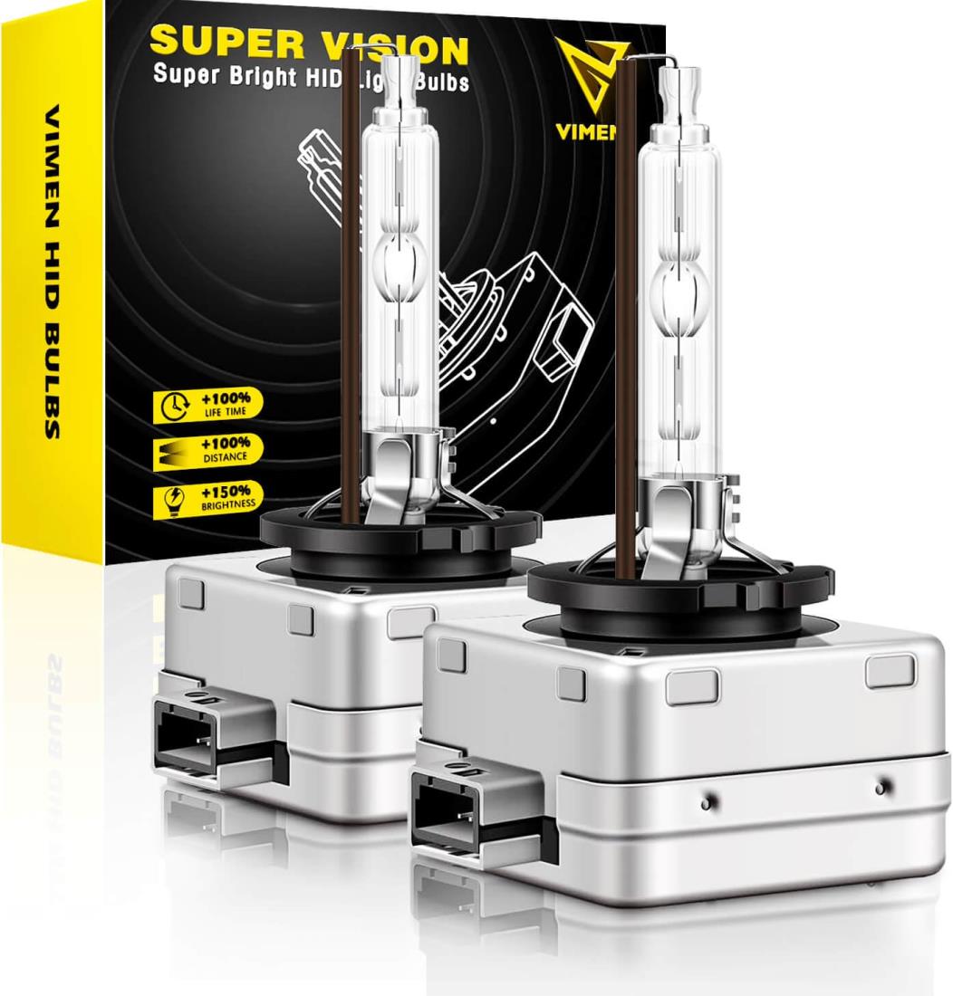 VIMEN D1S HID バルブ 4300K 高輝度 車検対応 純正交換用 HIDライト 12V 車用 ヘッドライト HID 電球 35W 2個入