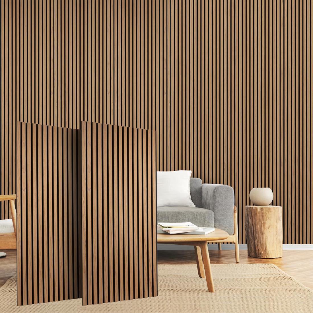 楽天市場】Walspax ウッドパネル 吸音ボード 118x60cm 2PC 吸音材 防音