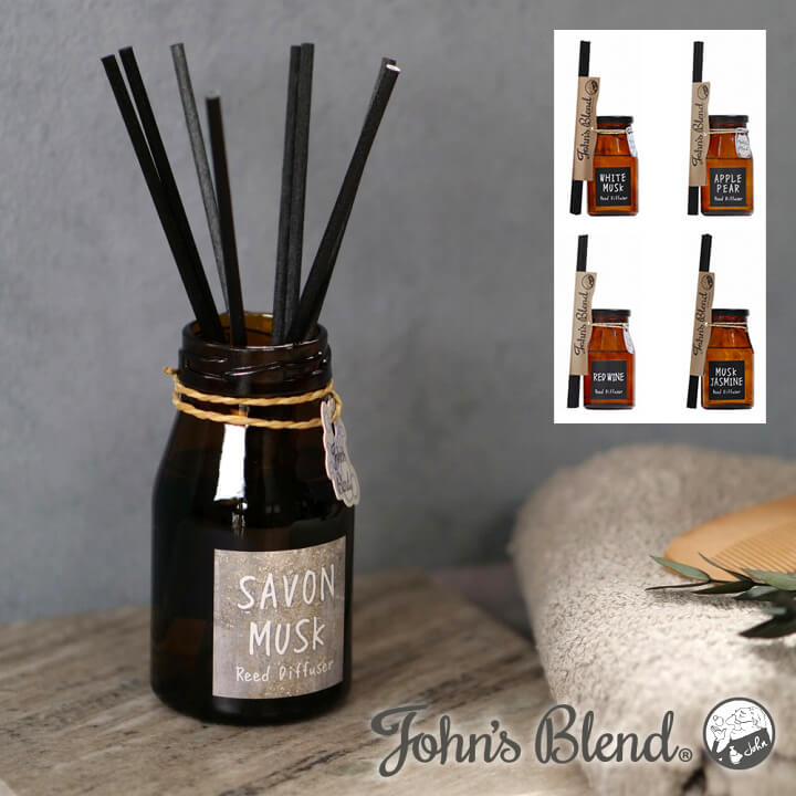 John's Blend ジョンズブレンド リードディフューザー ホワイトムスク