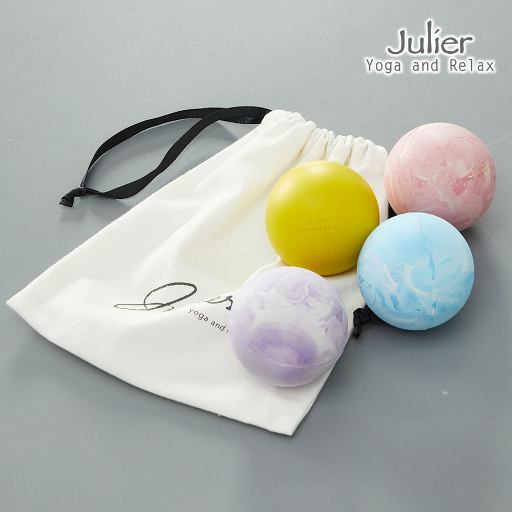 メーカー直売 julier 夏 ヨガ マッサージボール ヨガグッズ 新色 筋膜リリース プロップス 2022年 ジュリエ リリースボール ボール 筋膜  フィットネス・トレーニング