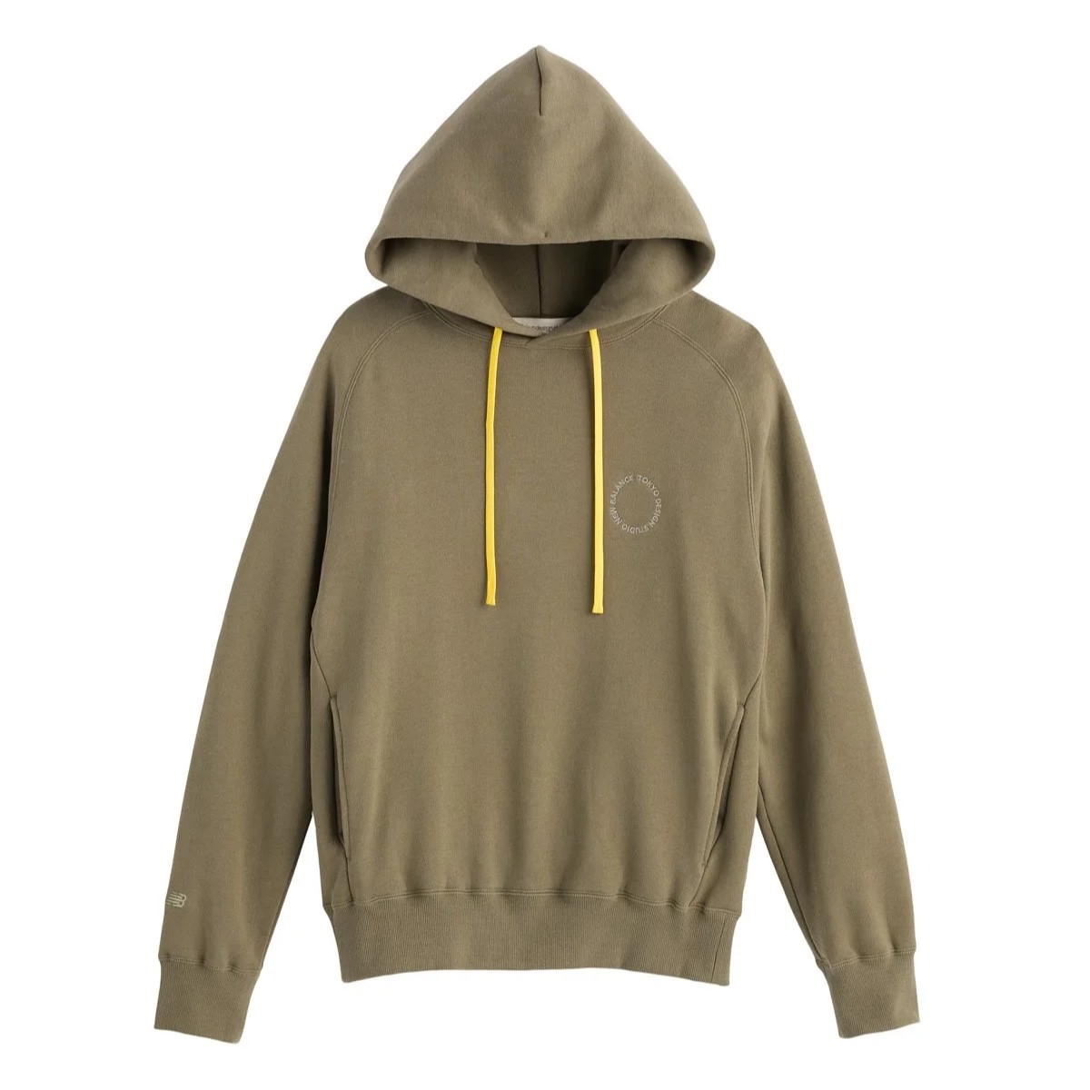 TOKYO DESIGN STUDIO New Balance - Cotton Cordura French Terry Hoodie - OLIVE
