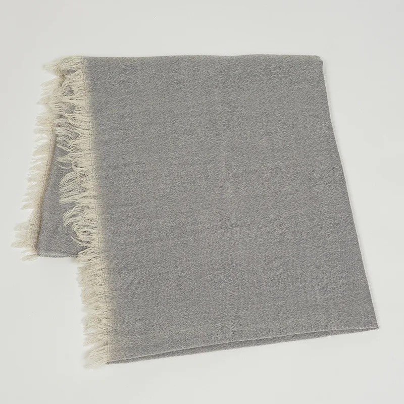 ◯ Nigel Cabourn woman - WOOL STOLE - GRAY｜PSC