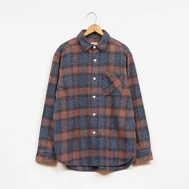 ◯ Nigel Cabourn - SH021 WORK SHIRT - BLUE