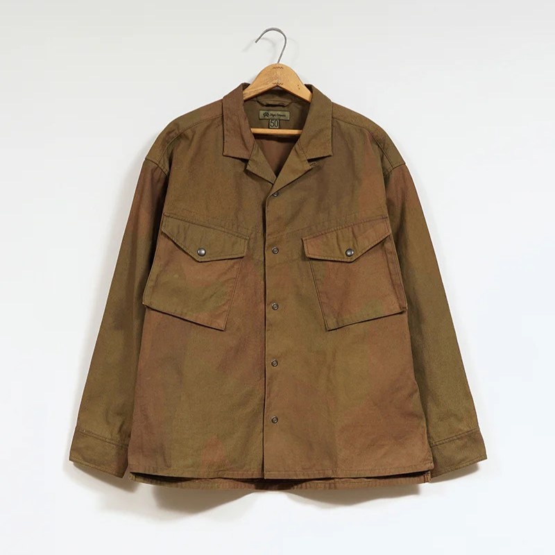 ◯ Nigel Cabourn - PARATROOPER SHIRT CAMO - BROWN