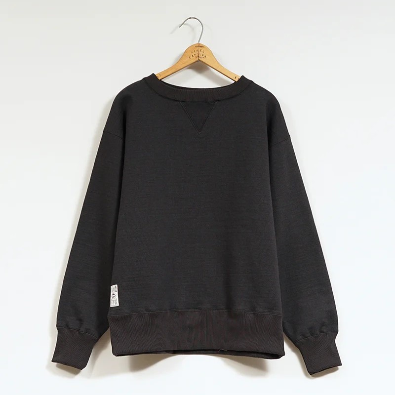 ◯ Nigel Cabourn - 50s CREW NECK BLACK(20.5oz) - BLACK|PSC