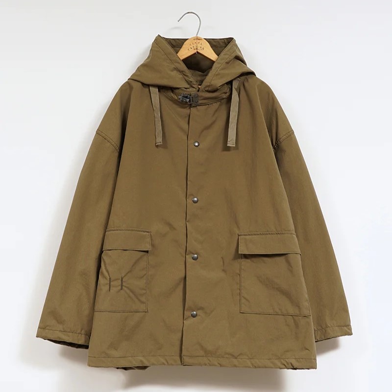 ◯ Nigel Cabourn - GUNNER JACKET TASLAN NYLON - DARK BROWN