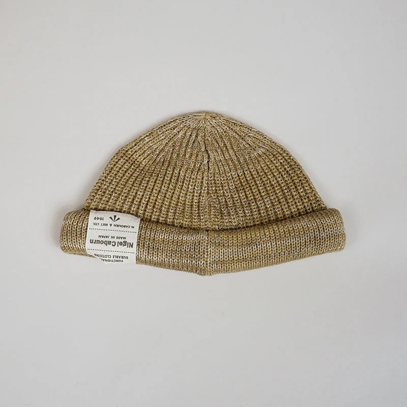 ◯ Nigel Cabourn - BEANIE COTTON - BEIGE