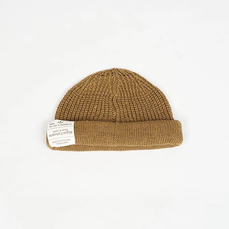 ◯ Nigel Cabourn - BEANIE HEMP - KHAKI