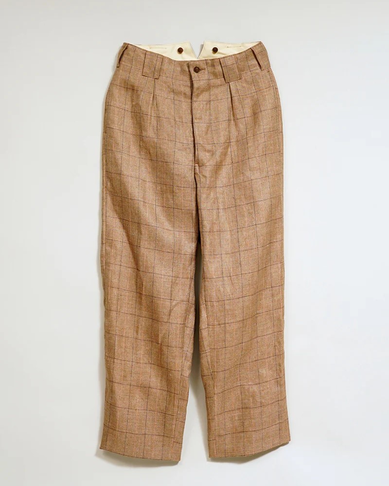 ◯ Nigel Cabourn - RANCH WORKER PANT HEMP LINEN C - BROWN