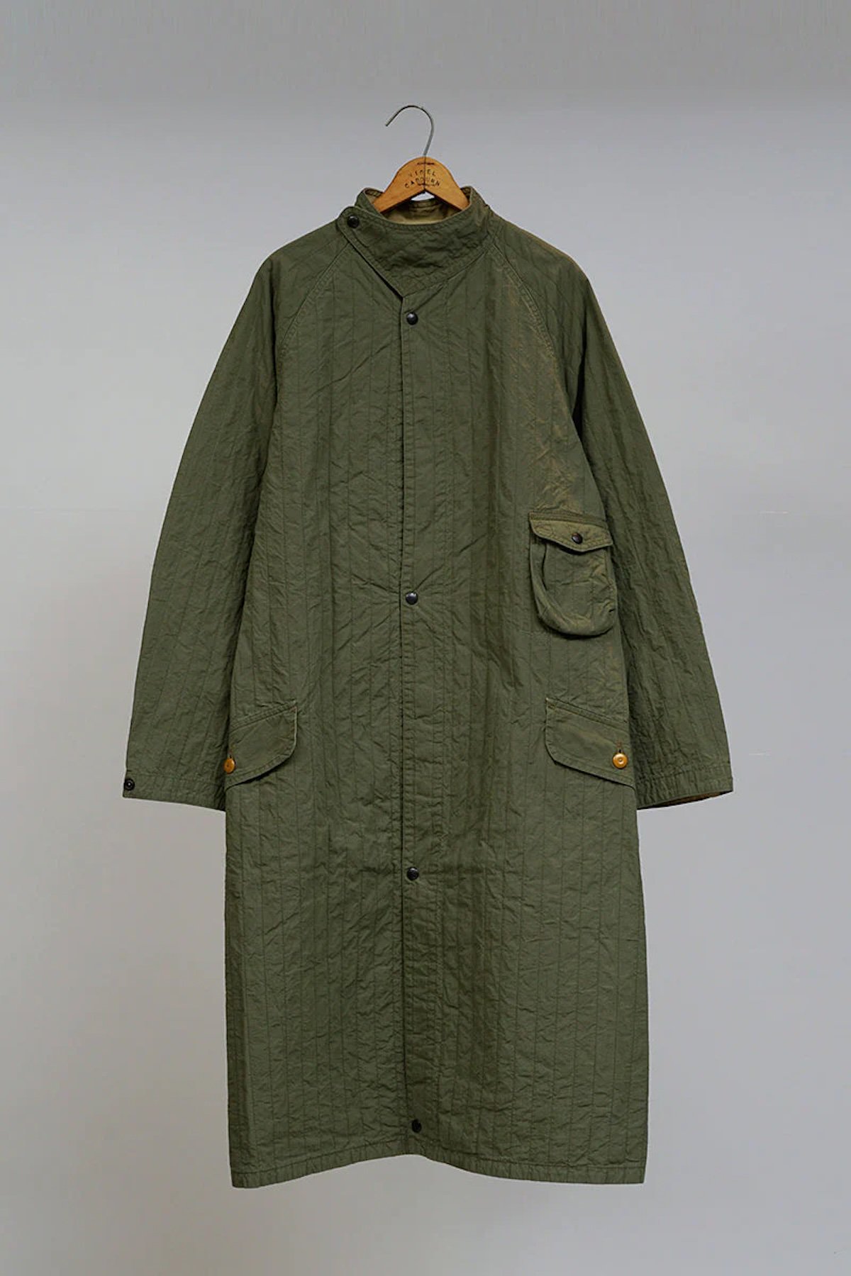 楽天市場】◯ Nigel Cabourn - GAS PROTECT COAT STRIPE QUILT - KHAKI 