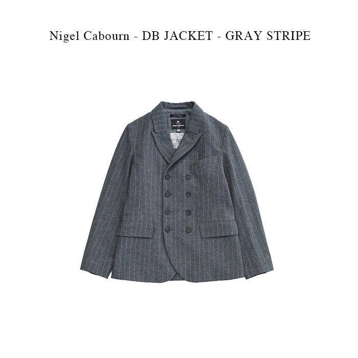 Nigel Cabourn - DB JACKET - GRAY STRIPE｜PSC 54,120円