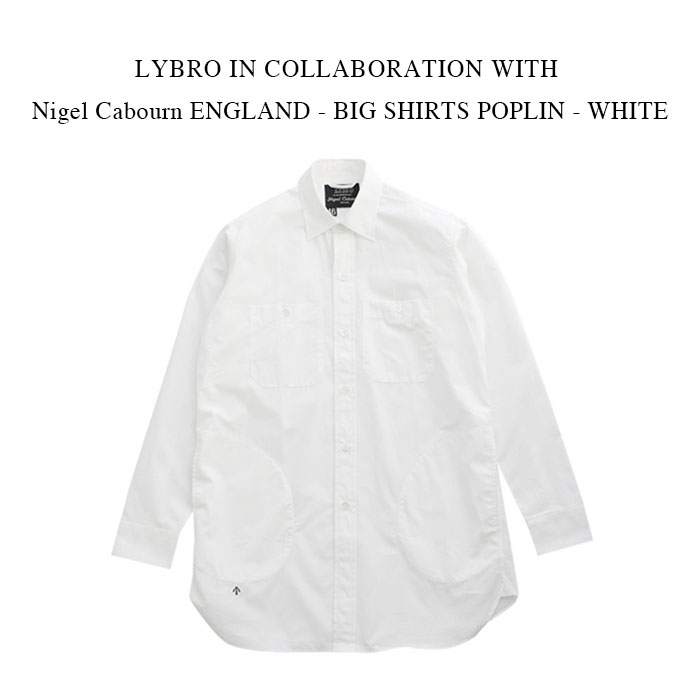 トップス NIGEL CABORN Lybro FRAKIES Shirt 48 NIGEL CABOURN(ナイジェルケーボン) LYBRO TUNIC SHIRT END ON