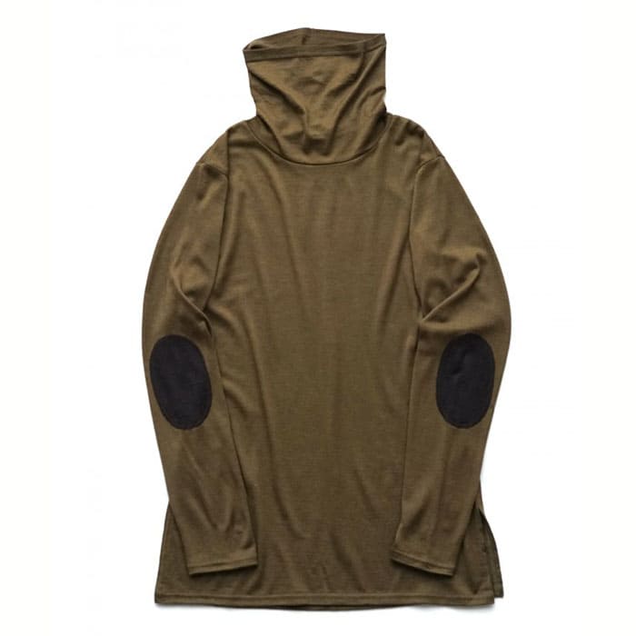 Nigel Cabourn woman - TURTLENECK SOFT WASHABLE WOOL - OLIVE セーター-トップス-ニット・セーター