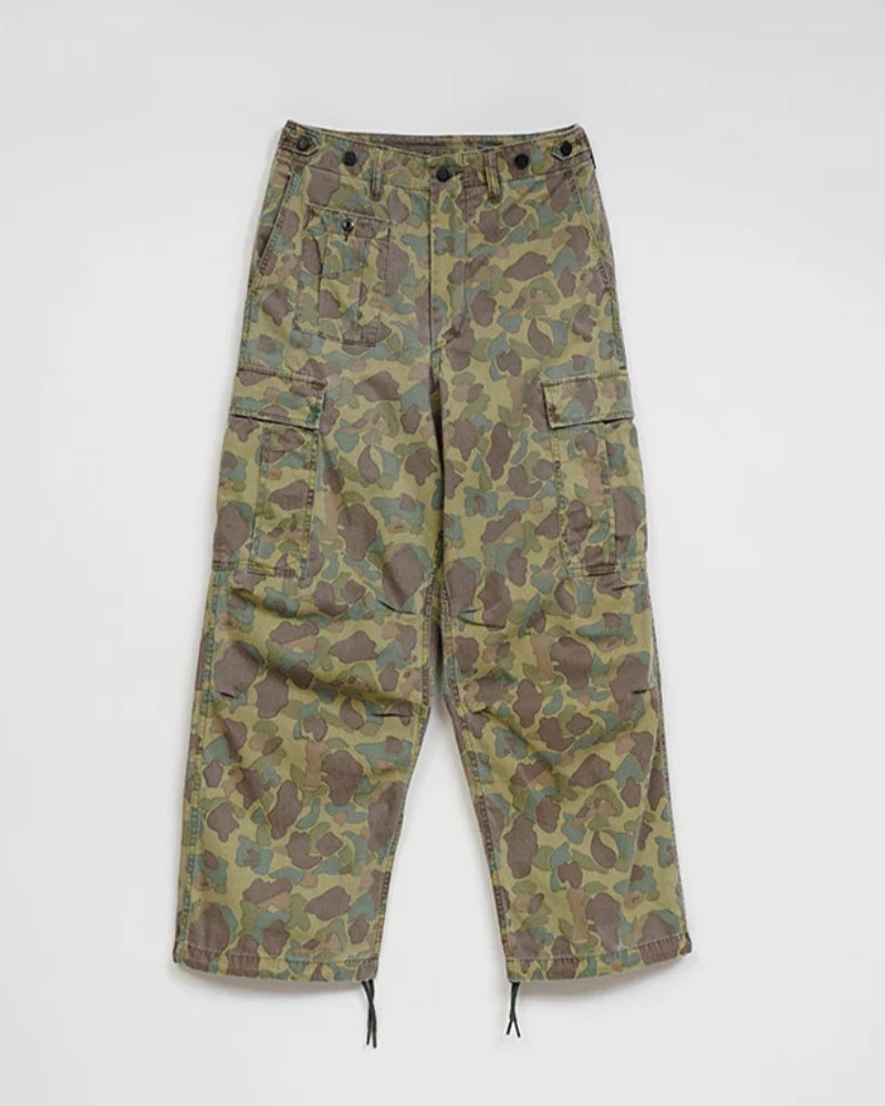 ◯ Nigel Cabourn woman - WOMAN ARMY CARGO PANT CAMO - GREEN