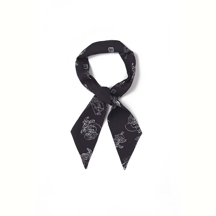 楽天市場】OLD JOE - SILK SCARF TIE - BLUE PRINT BLACK : PSC