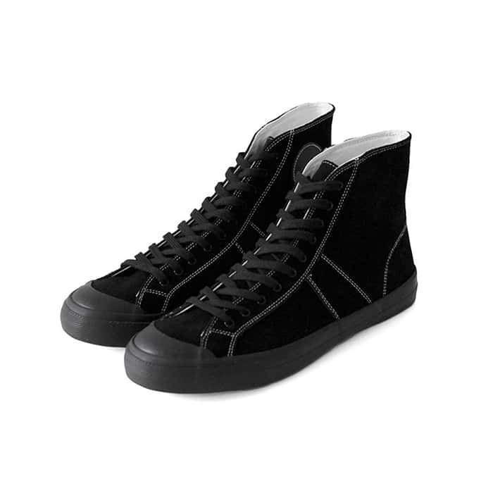 OLD JOE ★★★ - LEATHER 10 HOLE ATHLETIC SNEAKER - BLACK/BLACK