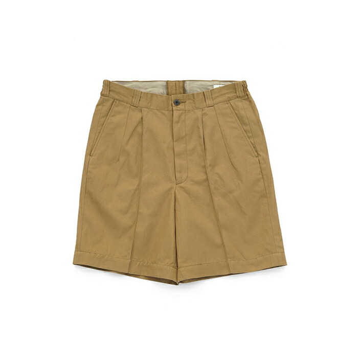 OLD JOE - FRONT TUCK ARMY SHORTS - SAND