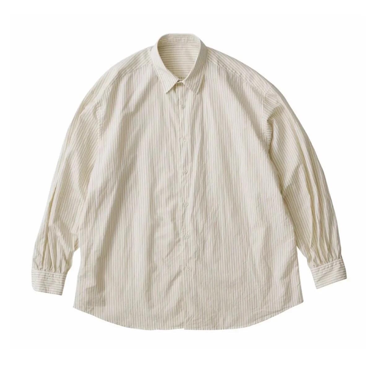 Porter Classic - DIRECTOR'S GOLD STRIPE SHIRT - GOLD｜PSC
