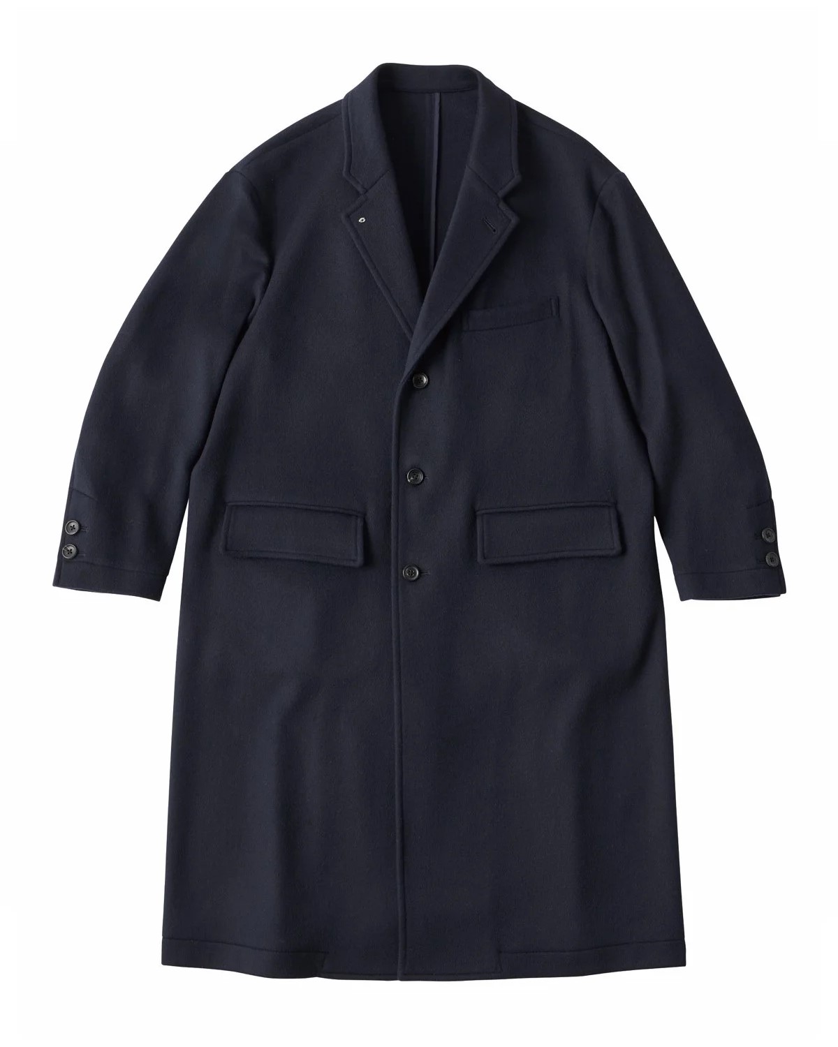 ポータークラシック　カシミアチェスターフィールドコート　ベイビーキャッシュ Porter Classic - CASHMERE CHESTERFIELD COAT W/PLATINUM CHARM