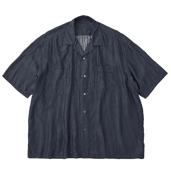 PORTER CLASSIC - KATSU SHIRT 25SS - NAVY 32,890円