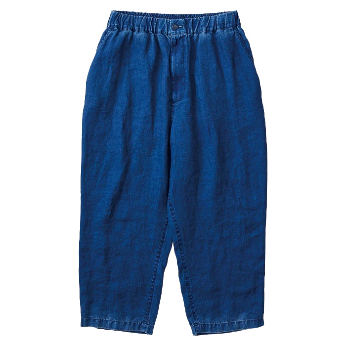パンツ PORTER CLASSIC BELLE EPOQUE LINEN PANT INDIGO LINEN BEBOP PANTS（インディゴ リネン ビバップ パンツ